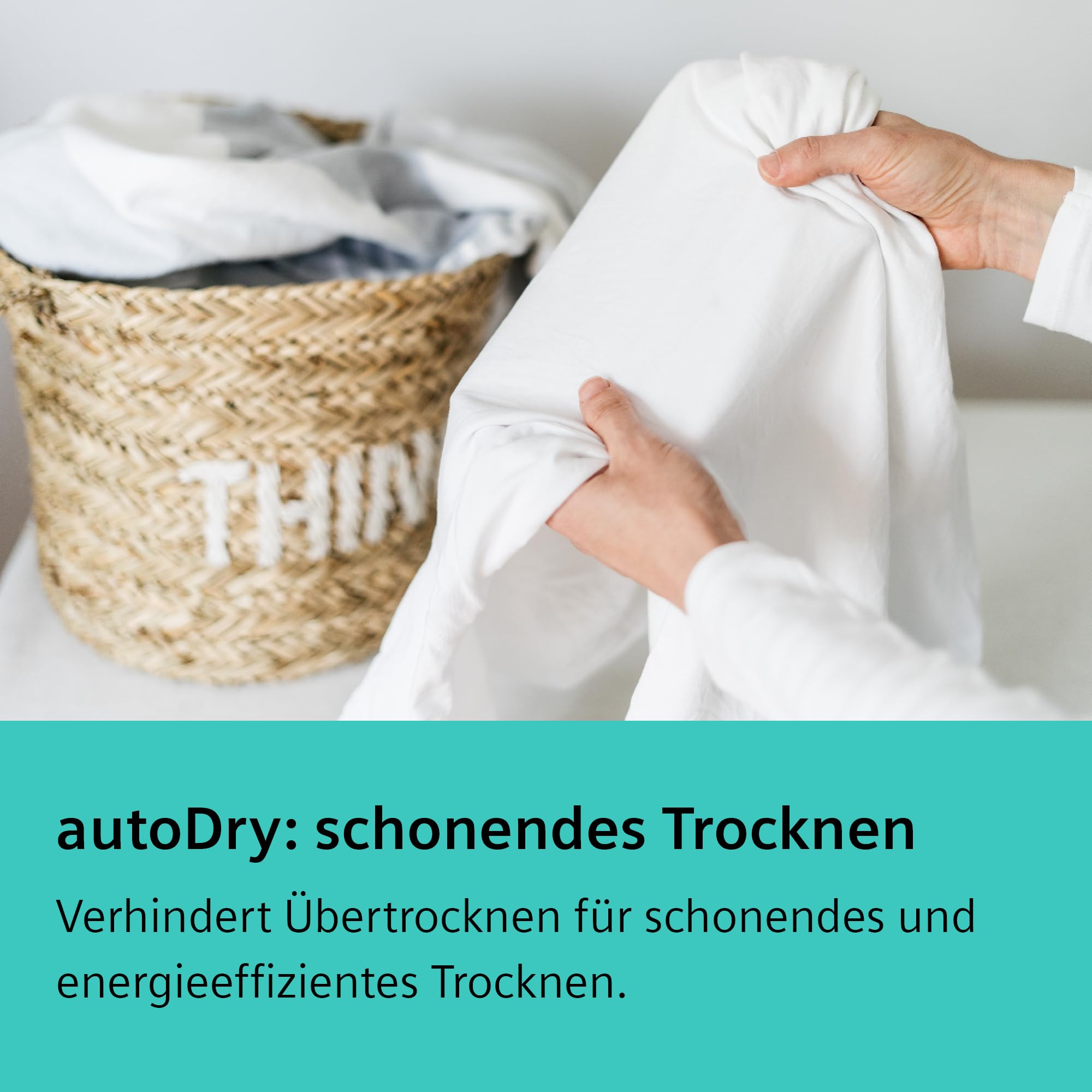Siemens WR47B2C40 iQ700 Wärmepumpen-Trockner, 9 kg, Selbstreinigender Kondensator, AutoDry, Kurzprogramm 40', Nachlegefunktion, Reversierende Trommel, halbe Beladung, LED-Display, Touch Control 4