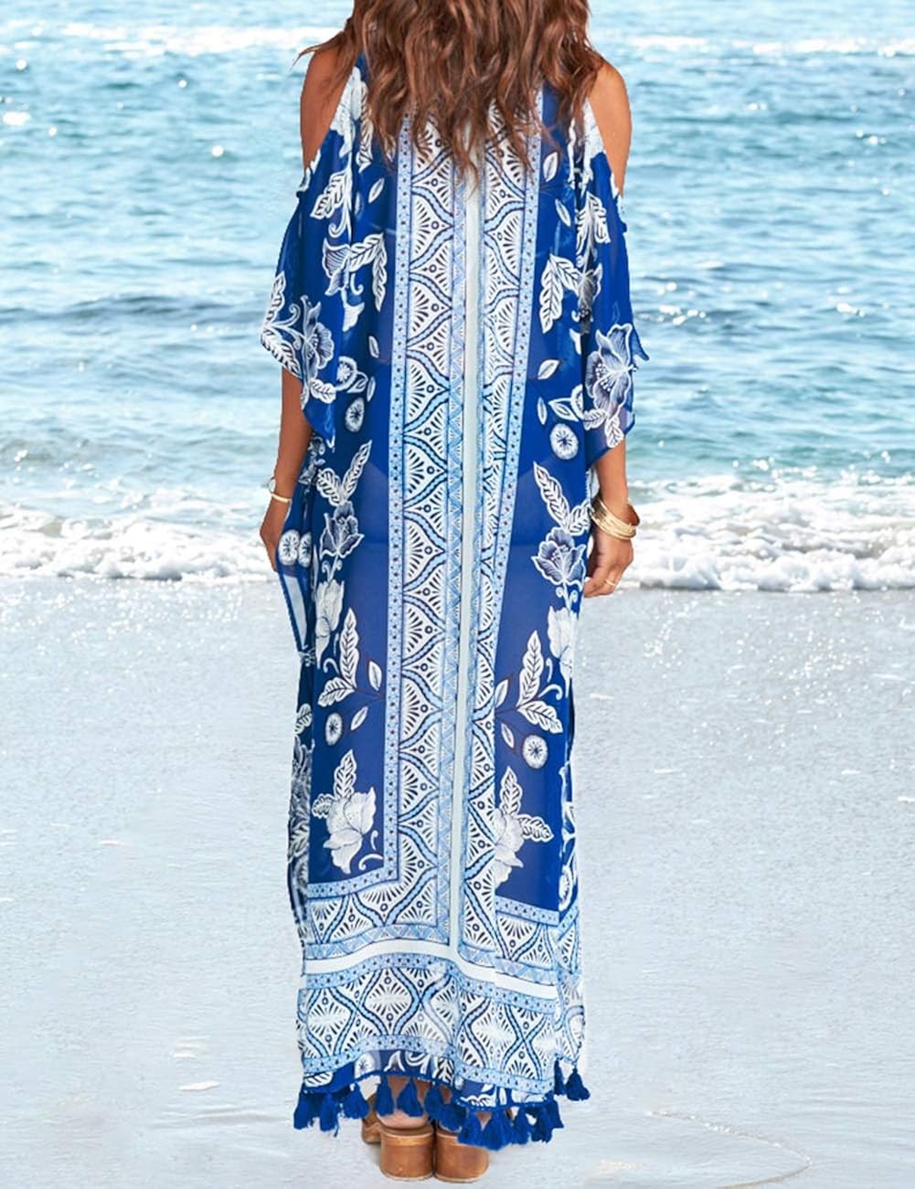 Bsubseach Copricostumi E Parei Costume da Bagno da Donna Turco Copricostume Abito  Lungo da Spiaggia di Caftan Donna Mare e piscina berjaya.edu.my