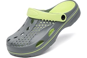 VZQ Women and Men Arch Support Clogs Slip-on Garden Shoes Outdoor Beach Slippers Sandals with Plantar Fasciitis Feet Cushion Insoles