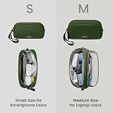 tomtoc Cable Organiser Bag Travel Pouch Water Resistant Tech Organizer view 8