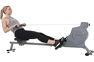 Sunny Health & Fitness Space Efficient Multi-Function Magnetic Rowing Machine