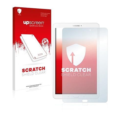 upscreen Scratch Shield Schutzfolie kompatibel mit Samsung Galaxy Tab E 9.6 SM-T560 – Kristallklar, Kratzschutz, Anti-Fingerp