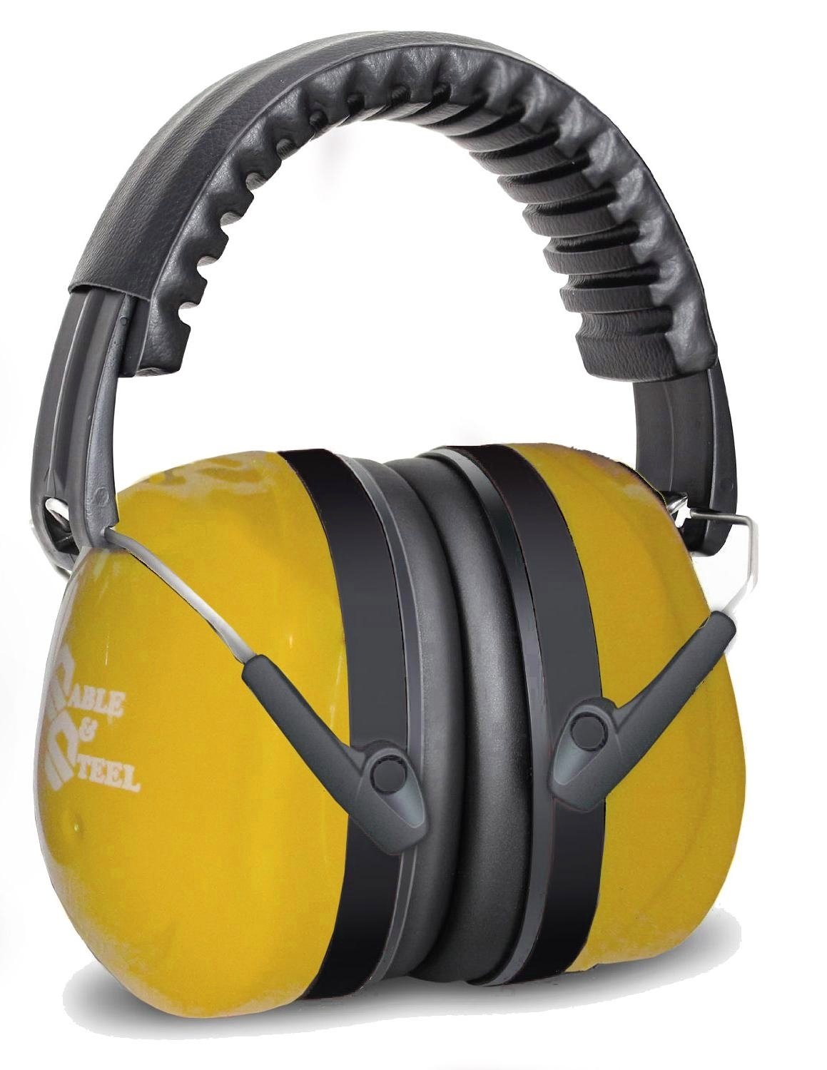 Sable & Steel Highest NRR 35db Safety Ear Muffs Auto Adjustable