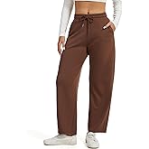 H Hellisal Womens Barrel Sweatpants Baggy Lounge Pants Casual Wide Leg Pants Comfy Elastic Waist Barrel Pants with Pockets