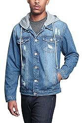 Victorious Men's Casual Layered Ripped Distressed