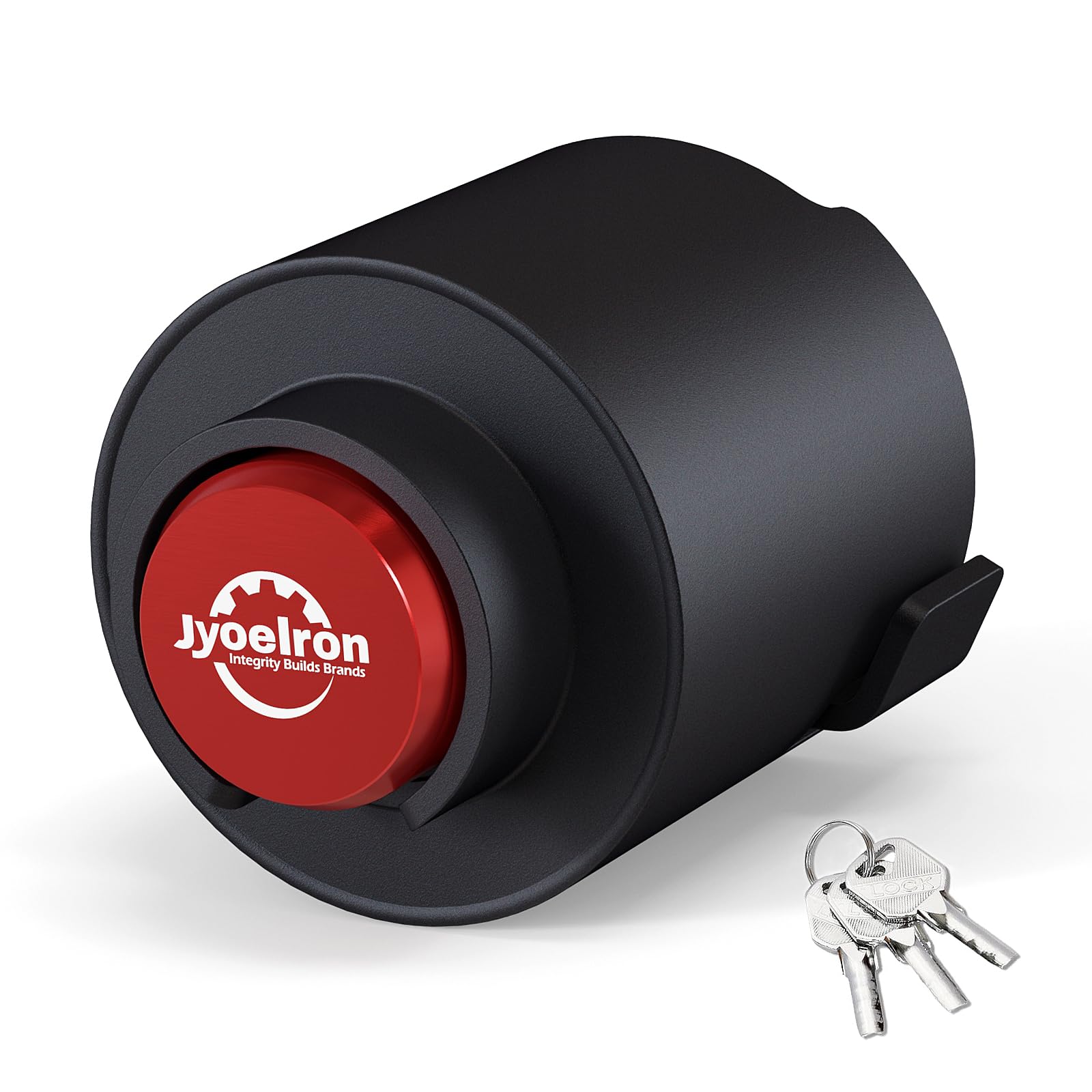 Jyoelron Trailer Lock Fits 2 5/16 Inch Coupler, Upgrade Anti Theft Heavy-Duty Steel Trailer Hitch Locks, Camper Accessories for RV, Trailer, Boat, Pickup