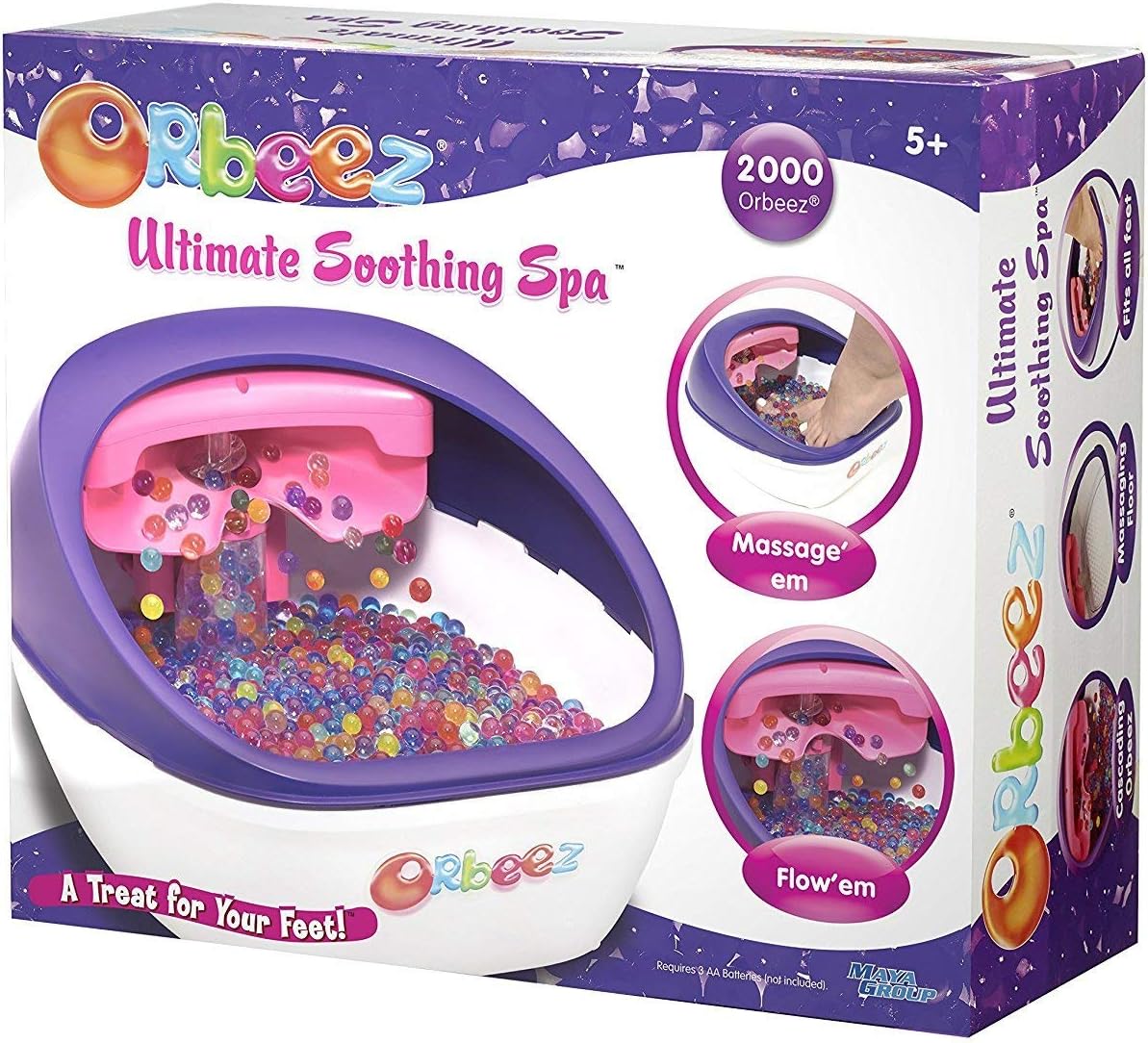 water beads foot spa