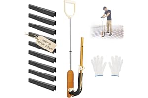 PEX Stapler for Foam Board with 1925 Pcs PEX Staples, 1-1/2″ Pex Foam Board Staples for Less Than 0.79″ Pex Pipe, Stand Up Pe