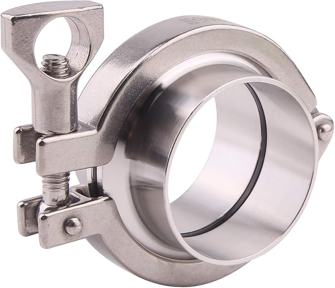 Dernord Stainless Steel Triclamp (TriClover Clamp) + 2 Pcs SUS304