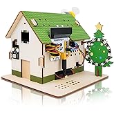 HOLASMART microbit Smart Home Kit for microbit v1 and v2,STEM Education Kit with Online Tutorial(Without Micro:bit and AAA Battery),Green