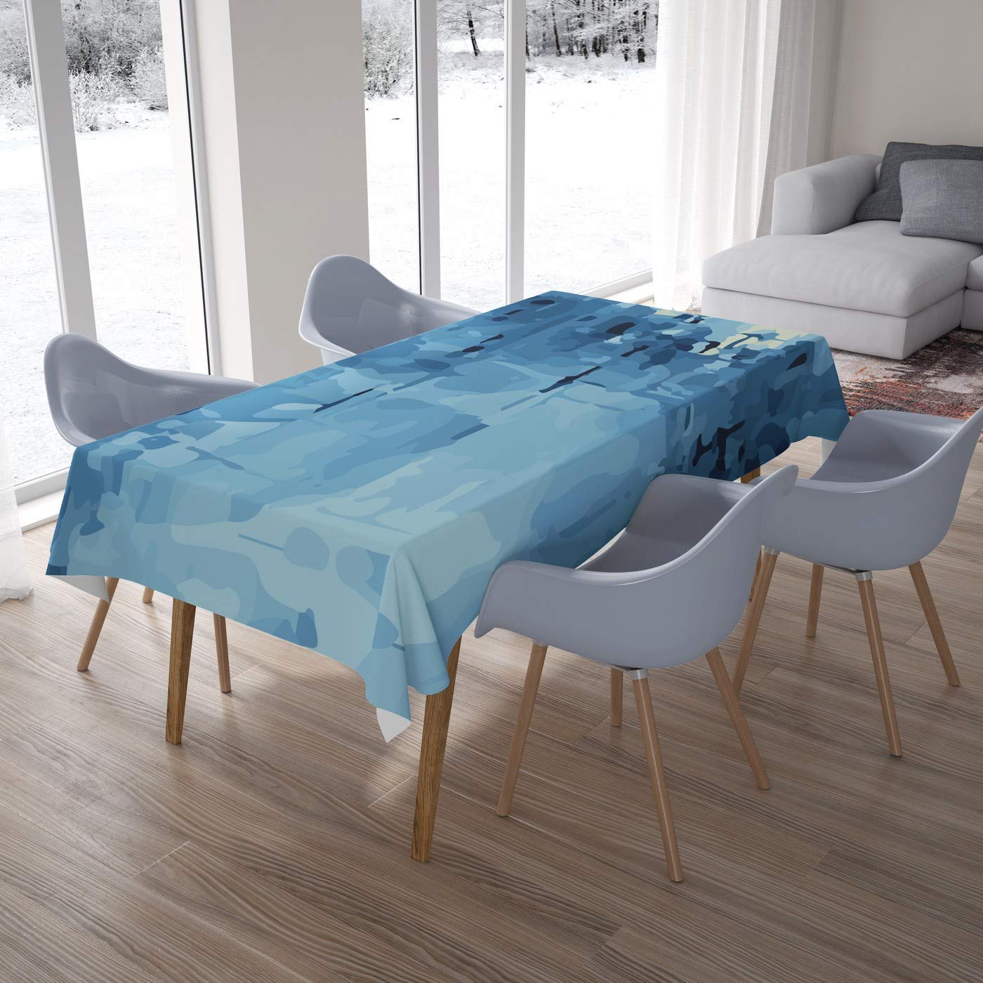 Bonamaison Kitchen Decoration, Tablecloth, 140cm x 200cm - Designed and Manufactured in Turkey