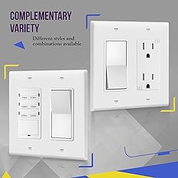 ENERLITES Decorator Light Switch or Receptacle