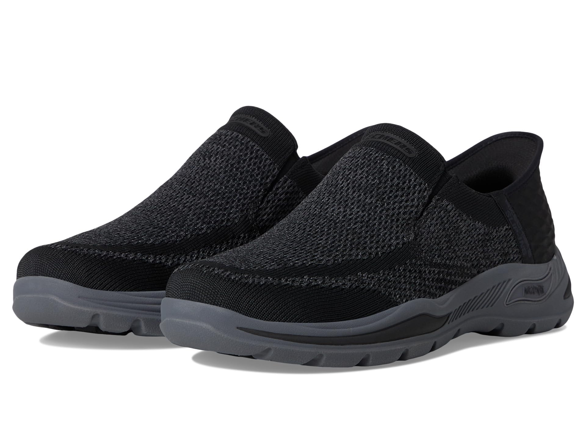 Photo 1 of Skechers USA Men's Men's Arch Fit Motley-Atlee Sneaker, Black, 13 Wide