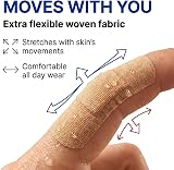 Elastoplast Fabric Extra Breathable Plasters Assorted 40 Tan Water Repellent view 3