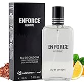 PB ParfumsBelcam Enforce Homme Eau de Toilette Spray for Men – Long-Lasting Woody Sandalwood Fragrance with Citrus & Musk, Masculine Cologne, Affordable Luxury, Daily Signature Scent - 3.4 Fl Oz