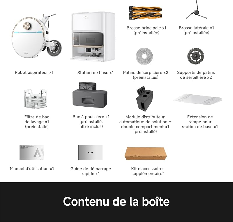 V70 Ultra Complete Robot Aspirateur, Blanc
