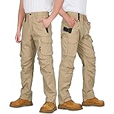 BOCOMAL FR Stretch Cargo Pants Lightweight Ripstop Relaxed Fit Flame Resistant Reinforced Work Carpenter Jeans NFPA2112 CAT2
