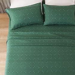 KeoWin Deep Pocket Sheet Set Pattern,18 Inch King