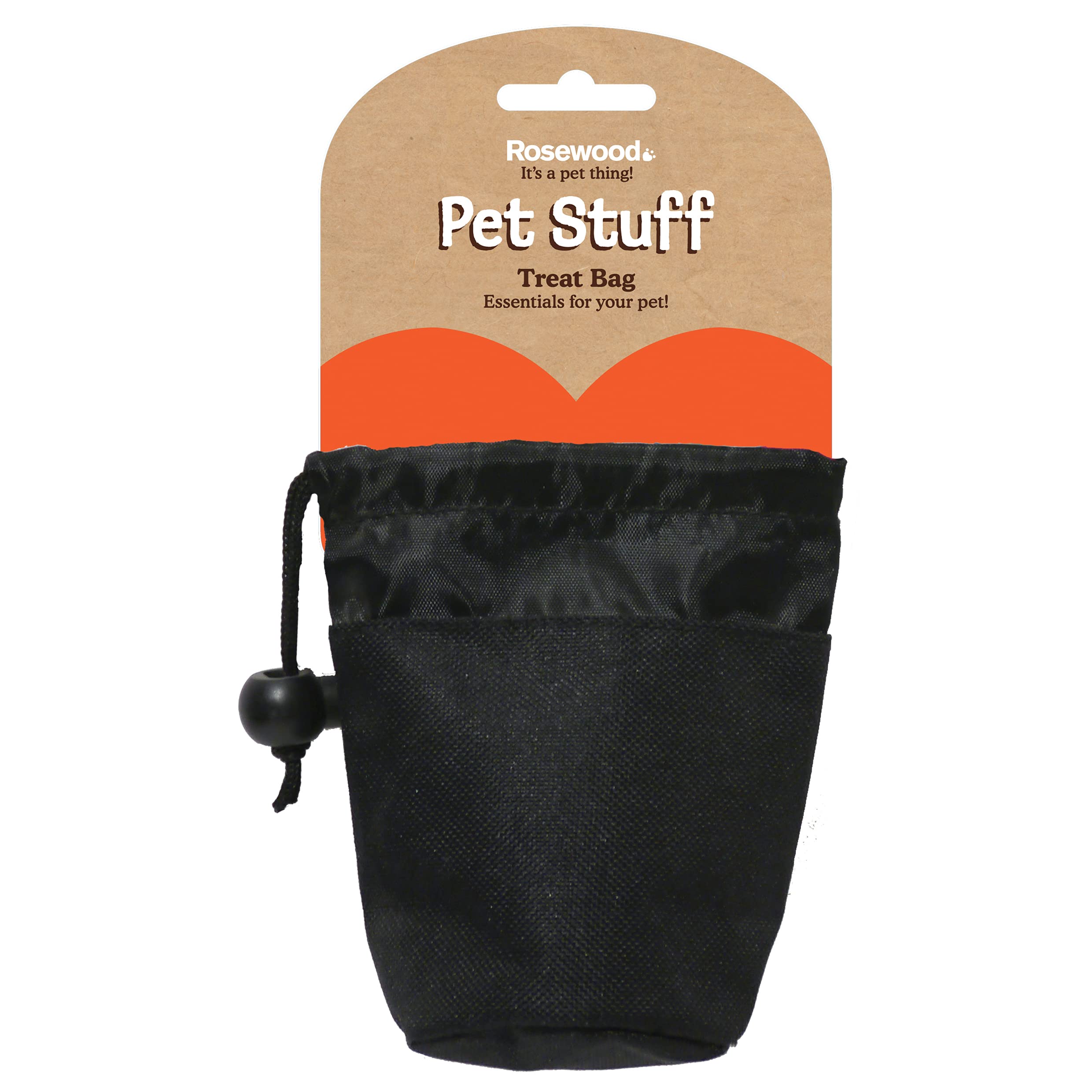Rosewood 28010 Pet Stuff Dog Treat Bags, Black