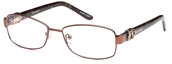 Buy DALIX Womens Fancy Prescription Glasses Frames 54-16-135 (Shiny