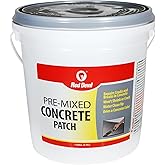 Red Devil 0641 Concrete Repair Patch, Cement Crack Filler, Pre-Mixed, 1 Gallon, Pack of 1, Gray, Made in USA