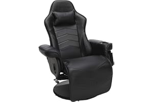 RESPAWN 900 Racing Style Gaming Recliner, Reclining Gaming Chair, in Black RSP 900 BLK