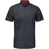 Red Kap Mens Short Sleeve Two Tone Pro+ Work Shirt with Oilblok and Mimix™