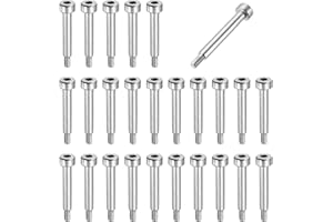 MECCANIXITY 26 Pcs 304 Stainless Steel Shoulder Bolt 4mm Shoulder Dia 20mm Shoulder Length M3x0.5 Thread Hex Socket Shoulder Bolts for Hydraulic Injection Molding Machinery Industries