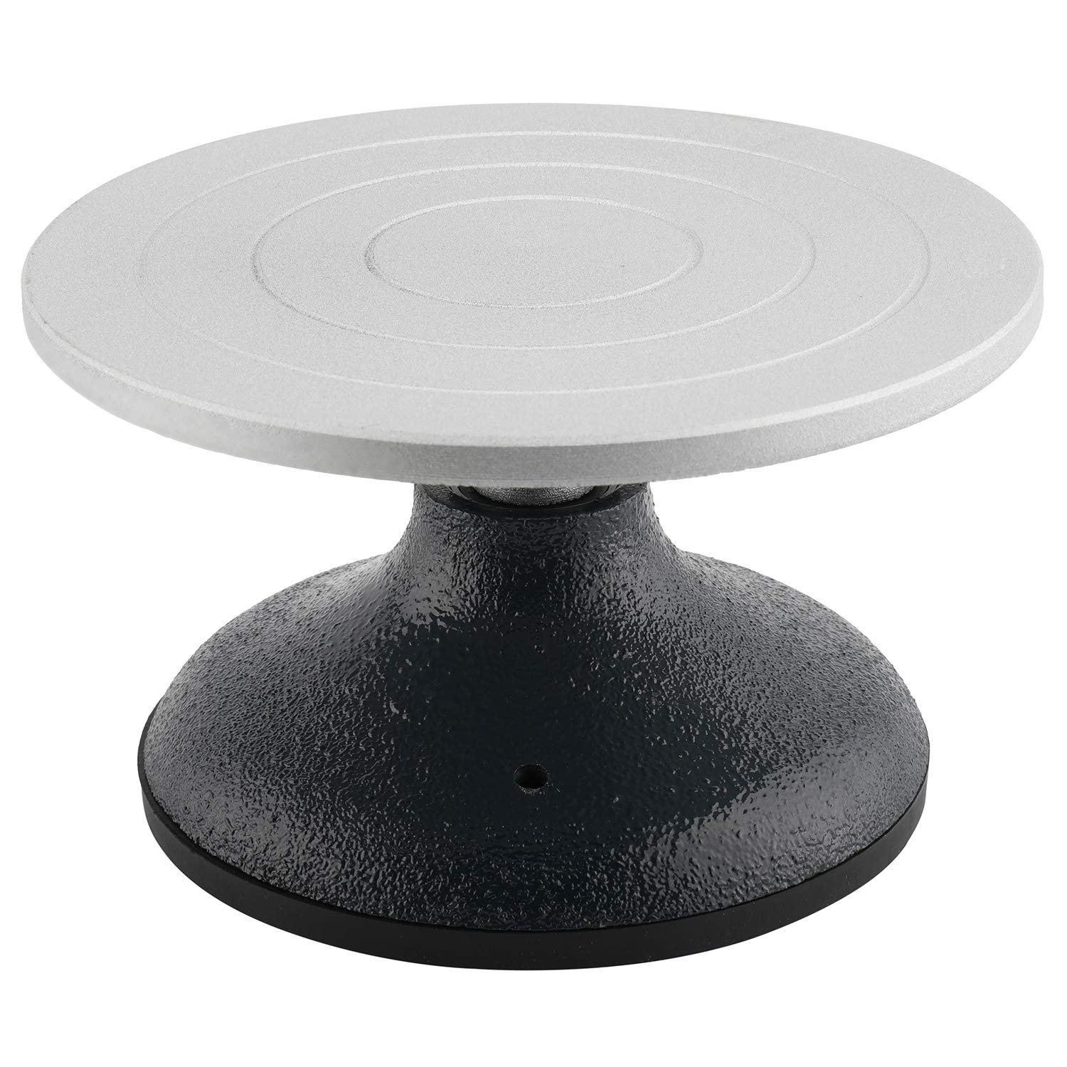 Homtone Pottery Wheel 18cm, Heavy Duty Clay Banding Wheel Sculpture Swivel Plate, Sculpting Wheel All Metal Construction Sculptor Turntable with Ball Bearings