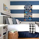 HPNIUB Space Bedroom Wood Sign Set 9pcs 2x12 Space Themed Wall Plaque view 3
