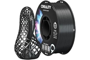 Creality ABS Filament 1.75mm, 3D Printer Filament, Excellent Resistance, Odorless Non-Toxic, Stability, Tough, 1kg(2.2lbs) Printing Filament for 3D Printer (Black)