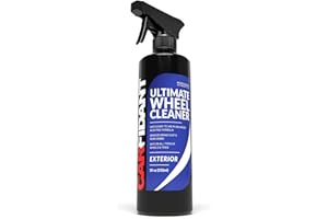 Carfidant Car Wheel Cleaner Spray Premium Rim & Tire Cleaner - Safe for All Wheels and Rims! - Removes Brake Dust! - Safe for Aluminum, Alloy, Mag, Chrome, Painted, Clearcoated, Polished, Plast