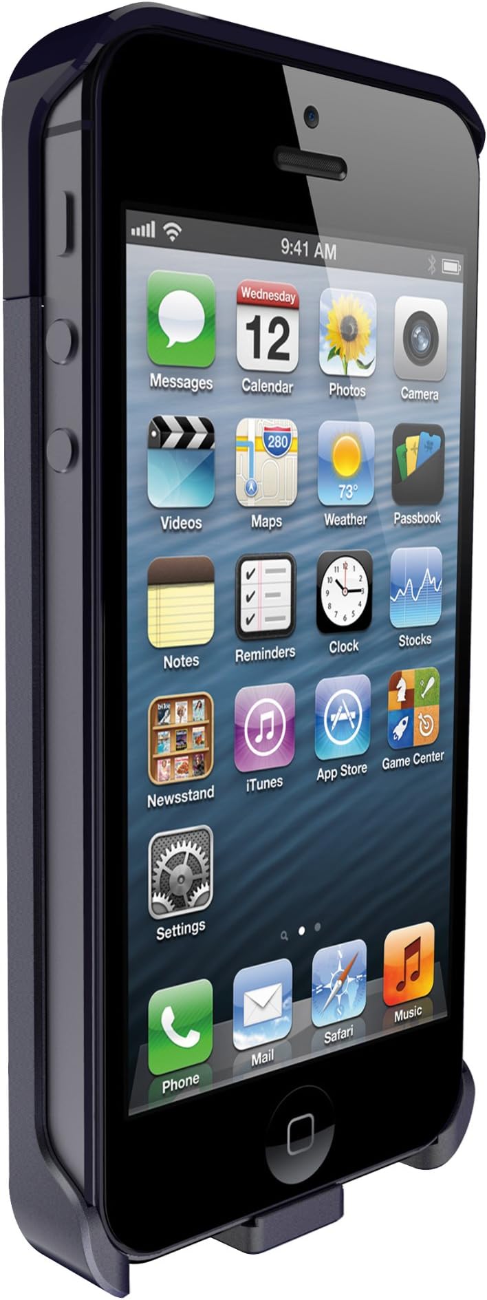 CUBEDGE EP01 EDGE Power Battery Case for iPhone 5 - Retail Packaging - Black