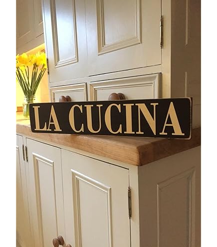 Rustic Italian Kitchen Signs
