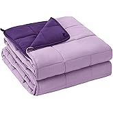 yescool Weighted Blanket for Adults (20 Lbs, 60”X 80”, Purple) Heavy Thick Bed Blanket Queen/Full Size for Sleeping Perfect for 190-210 Lbs, Cozy Gifts for Women, Machine Washable