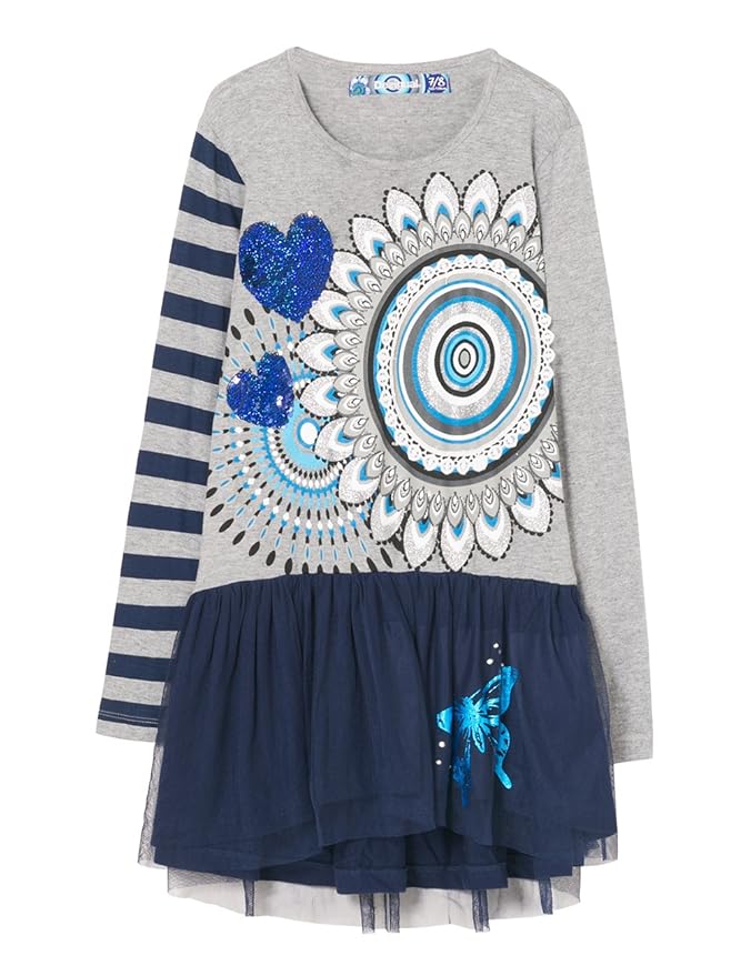 Desigual Mädchen Kleid Vest_Rouge