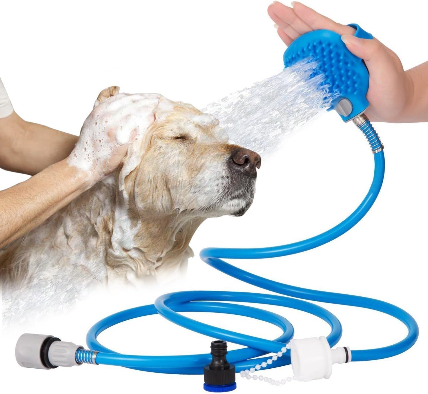UBEI Pet Bathing Tool 2 in 1 MultiFunctional Wearable Combination
