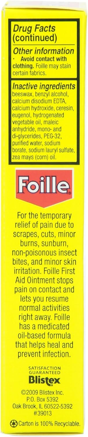 Foille Medicated First Aid Ointment, 1 Ounce (Pack of 6): Health & Personal Care