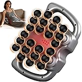 24-Head Massage Gun Set, With 99 Levels & 9 Modes, Massage Gun Deep Tissue, Legs, Waist, Neck and Back Massager for Muscle Pain Relieve, Quiet & Powerful Full Body Massager for Muscle Recovery (Gray)