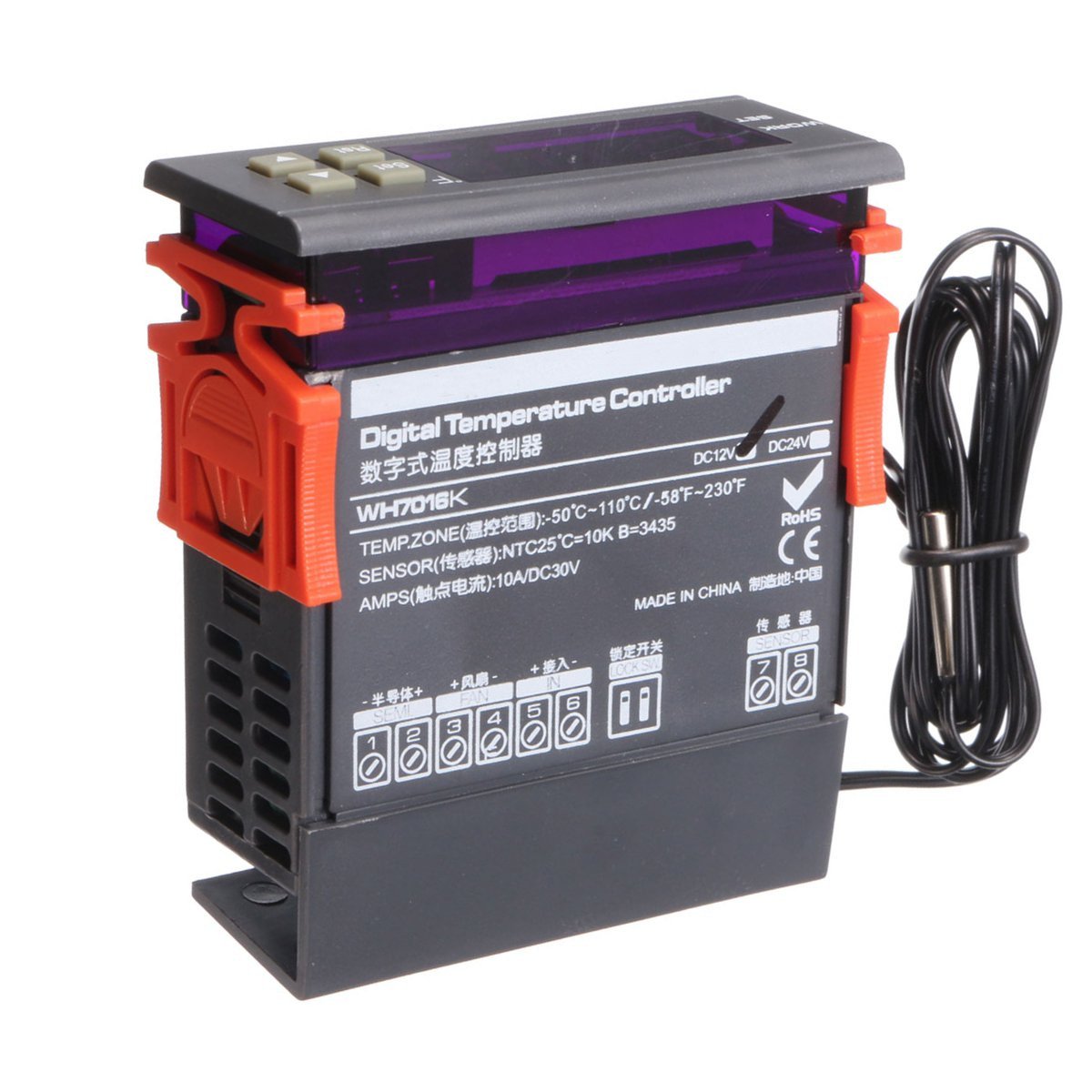 BephaMart WH7016K DC12V Digital Semiconductor Temperature Controller Thermoelectric Cooler