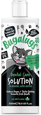 BUGALUGS Cat Dental Water Additive Fresh Breath Teeth Care 100 ml