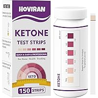 150-Count Ketone Test Strips for Urine Testing – Monitor Ketosis for Ketogenic & Low-Carb Diets