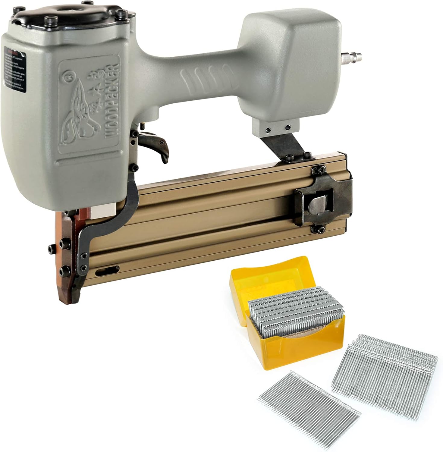 Woodpecker ST64 14 Gauge Heavy Duty Pneumatic Concrete T Nailer Kit