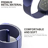 Higgs Strap for Fitbit Versa 3/4 Sense 2 Stainless Steel Mesh Band Blue view 4