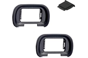 Viewfinder Eyecup Eye Cup FDA-EP19 for Sony Alpha A7R V A7RV A7R5 A7 IV A7M4 A7IV A1 & A7S III A7SIII A7S3 ILCE-7SM3, PCTC Replaces Sony FDA-EP19 Eyecup & Hot Shoe Cover (2+1 Pack)