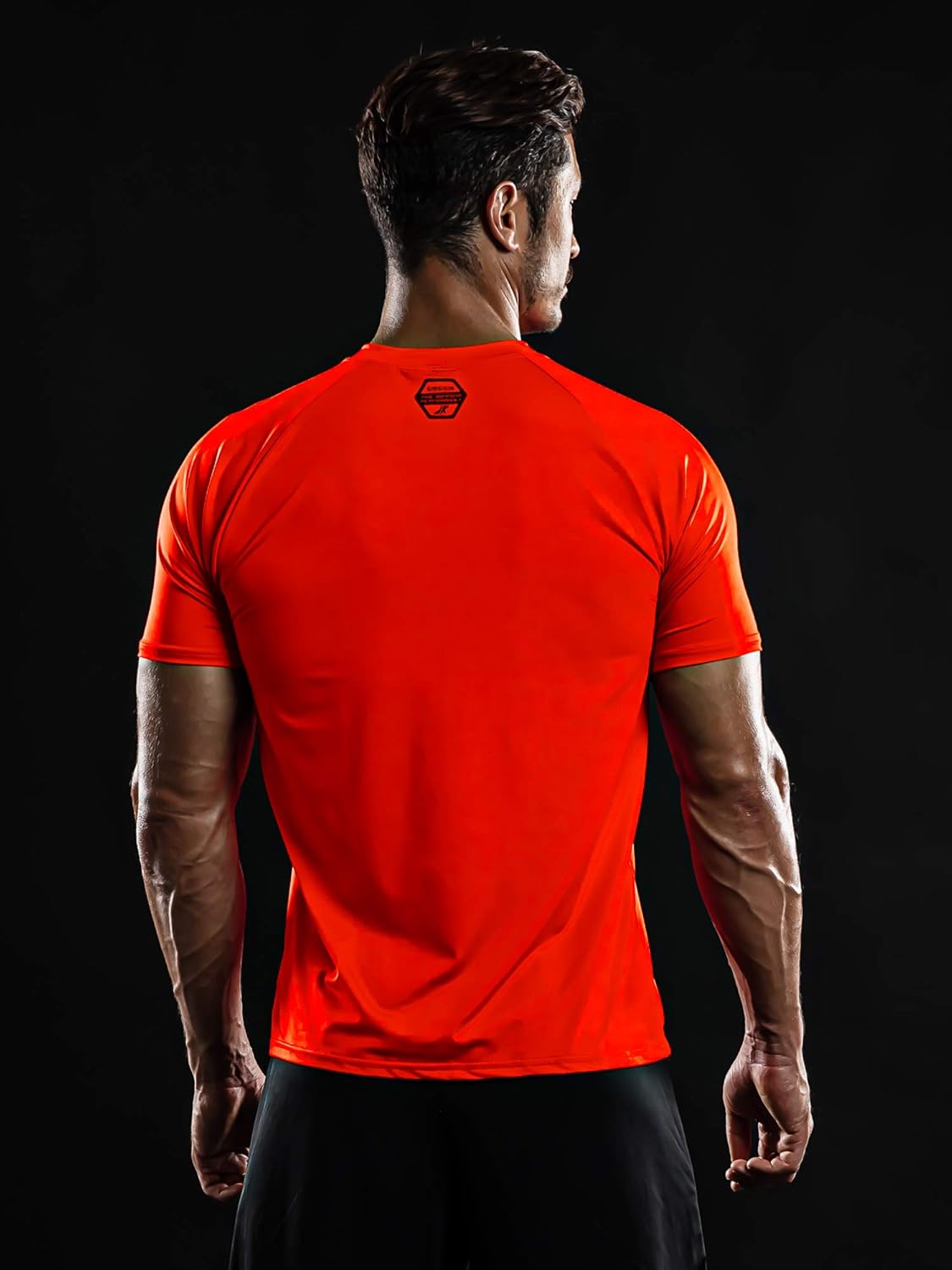 DRSKIN Mens Cool Quick Dry Sun Protection Short Sleeve Rash Guard Swim Sports Tee Shirt UPF 50+