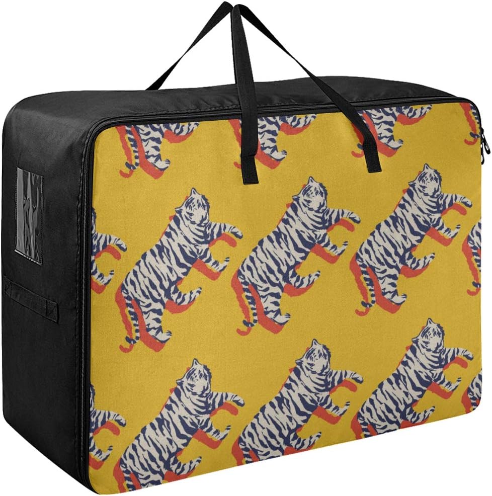 Equipaje Ropa Organizador Fuerte Tigre Pintado Bolsas de almacenamiento