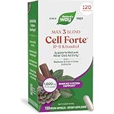 Nature's Way Cell Forte MAX3, IP-6 &amp; Inositol, Immune Support*, 120 ct | Featuring Maitake Mushroom and Cat's Claw Extracts, Supports Natural Killer Cell Activity*, Vegan, Gluten-Free Formula