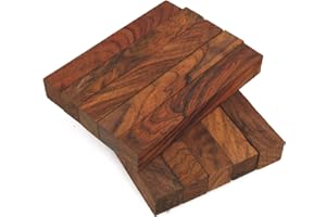 Legacy Woodturning, Premium Cocobolo Wood Pen Blank, 3/4" x 3/4" x 5", Pack of 10