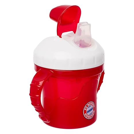 FC Bayern München Baby Trinklernbecher, Tasse, Trinkbecher FCB - Plus Gratis Aufkleber Forever München